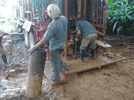 Water well drilling