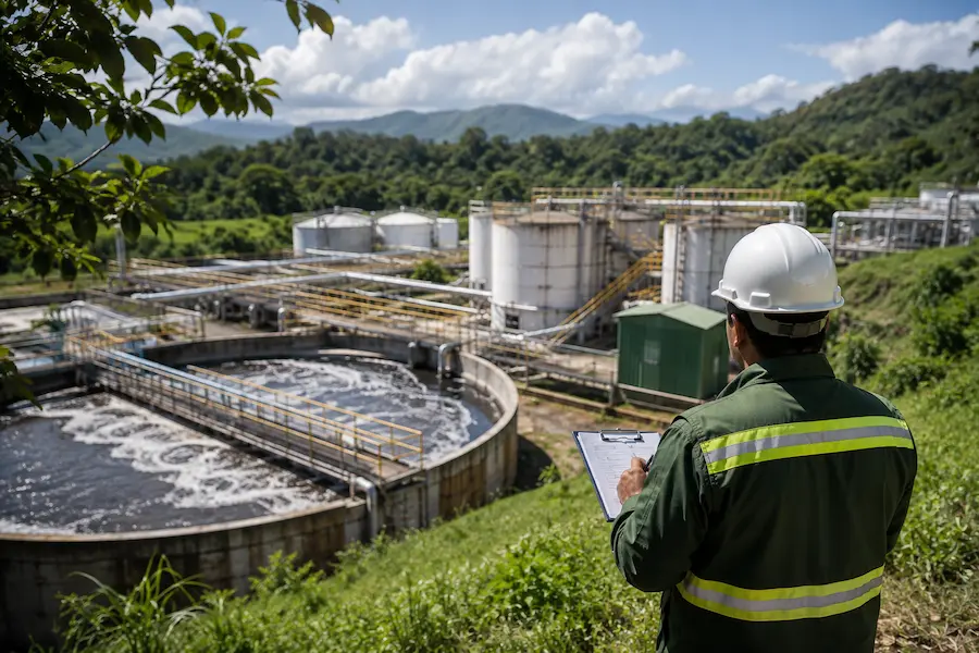 Inspección ambiental de una actividad industrial en operación como parte de un Estudio de Diagnóstico Ambiental