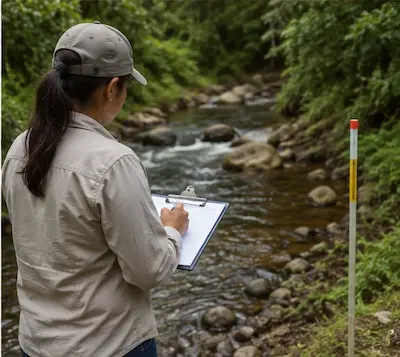 Monitoreo de una medida de restauración ambiental junto a un cauce